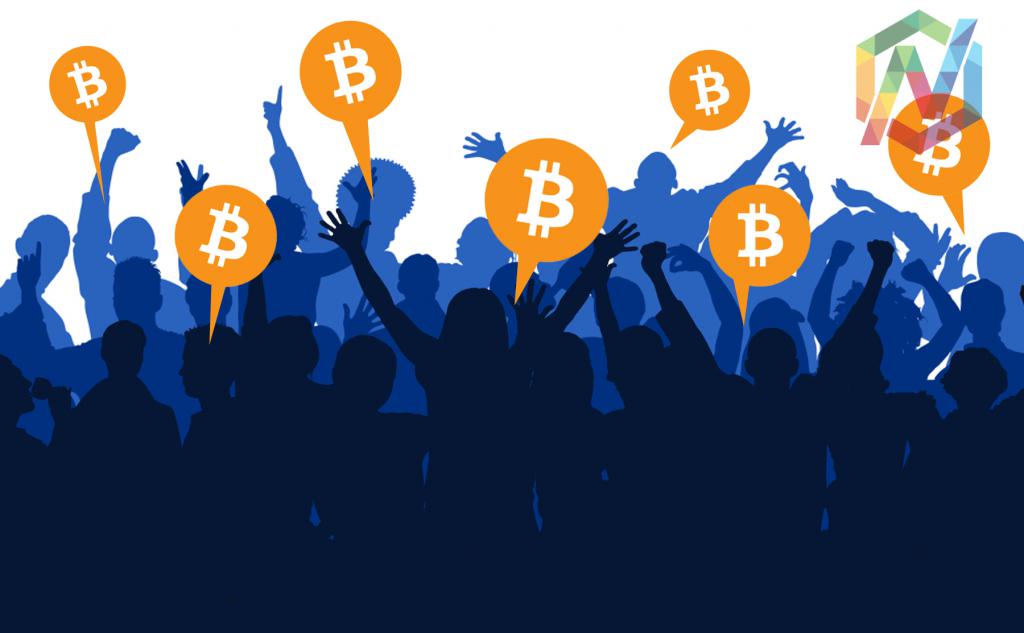 Občané s bitcoiny v oběhu