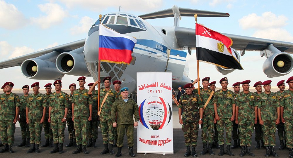 Russisch en Egyptisch leger