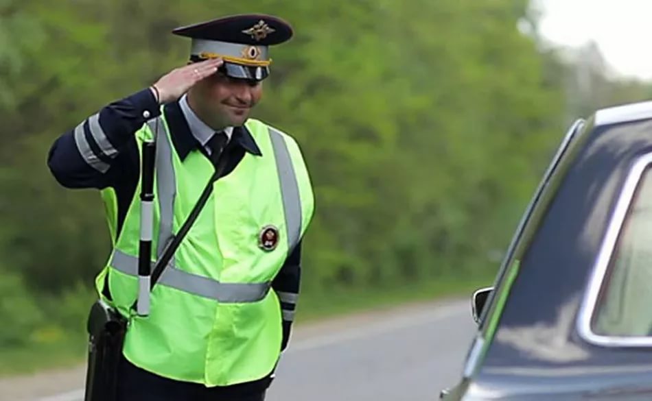 Arresto del veicolo da parte dell'ispettore