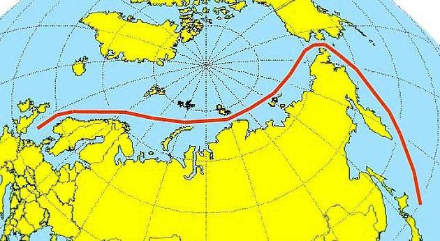 istorie a traseului mării nordice