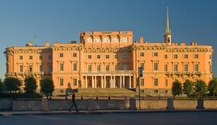 Múzeum Mikhailovsky vár Szentpéterváron