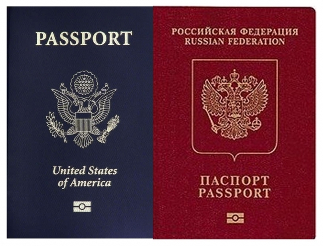 citoyenneté de la Russie et des Etats-Unis