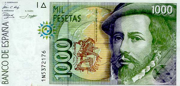ehemalige Währung von Spanien