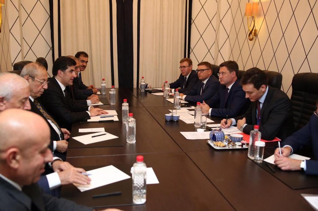 réunion des représentants de la Russie et du Kurdistan