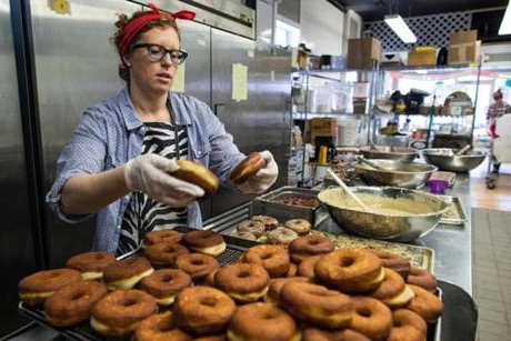 pla de negoci de producció de donuts