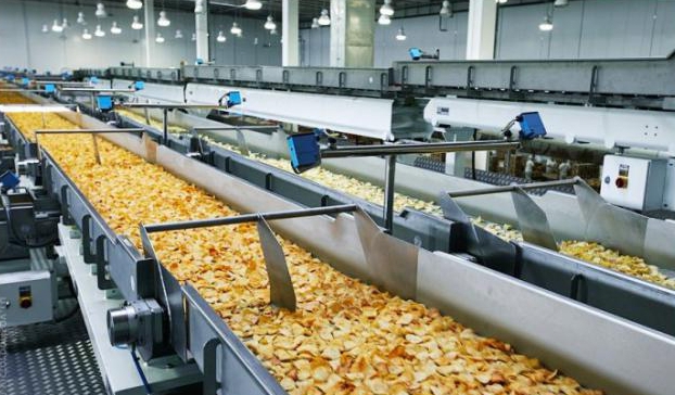 Kartoffelchip-Produktion