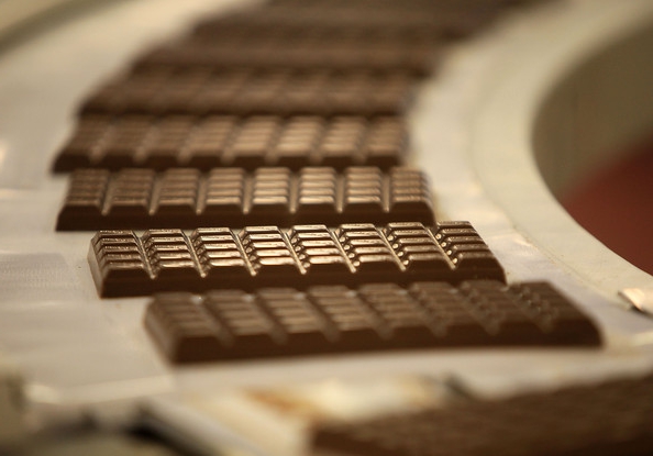 chocoladeproductie