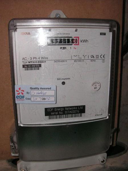 villamosenergia-fogyasztásmérők beszerelése