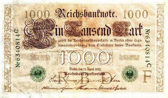 voormalige valuta van Duitsland