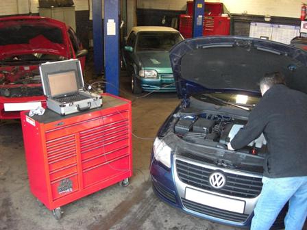 how to open a vehicle inspection station