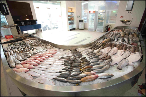 Sortiment obchodov s rybami