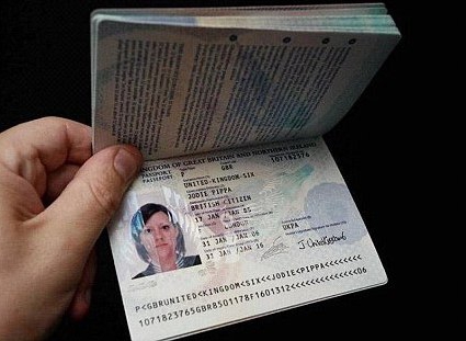 útlevélminta iránti kérelem
