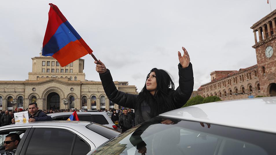 Protesten in Jerevan