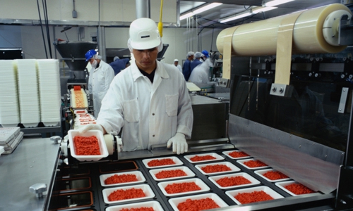 félkész húsgyártási technológia