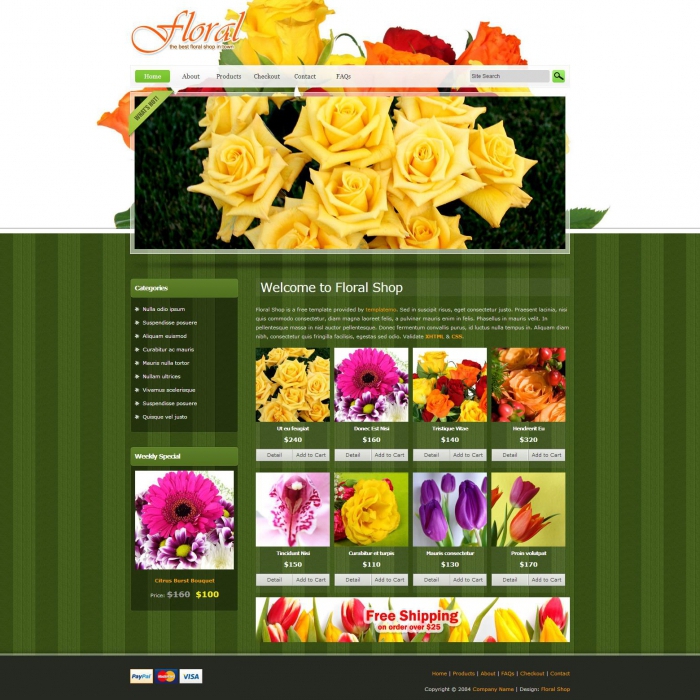 Floristischer Online-Shop