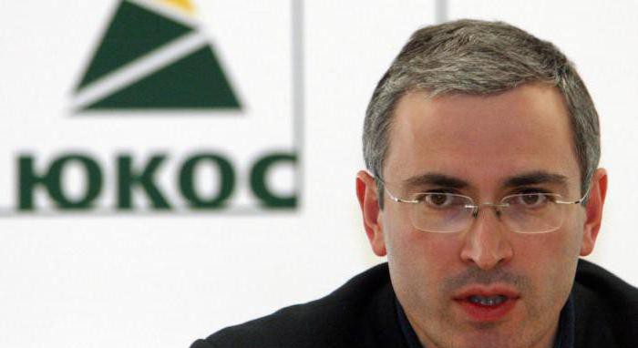 Biographie de Mikhail Khodorkovski