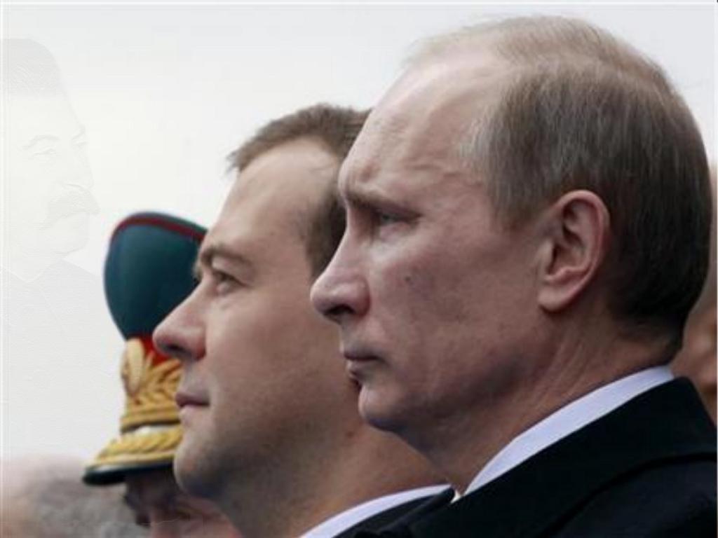 Vladimir Putin och Dmitry Medvedev