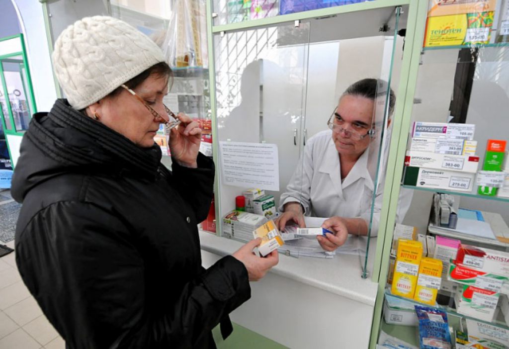 Nákup léku v lékárně
