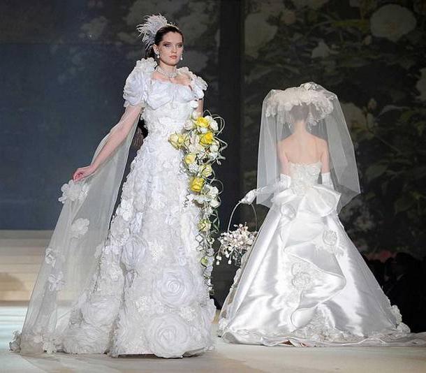 das teuerste Hochzeitskleid der Welt Foto
