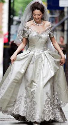 най-скъпата сватбена рокля