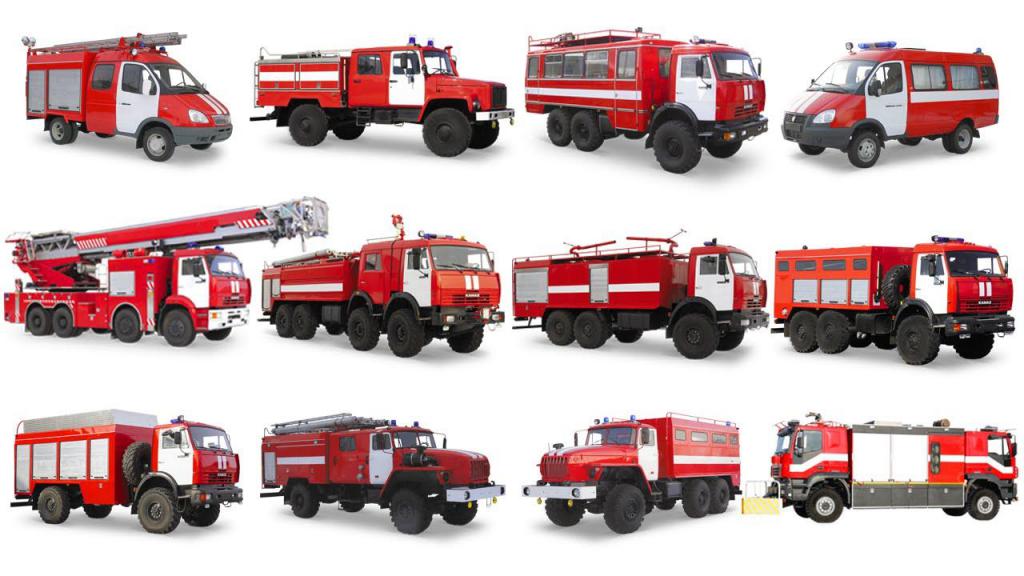 tűzoltóautók osztályozása