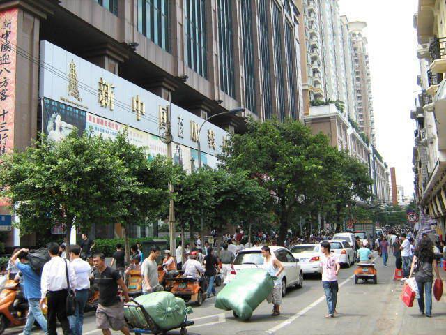 Guangzhou nagykereskedelmi piacokon