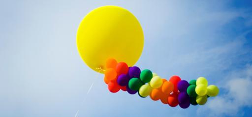 Diagramme von Figuren aus Luftballons