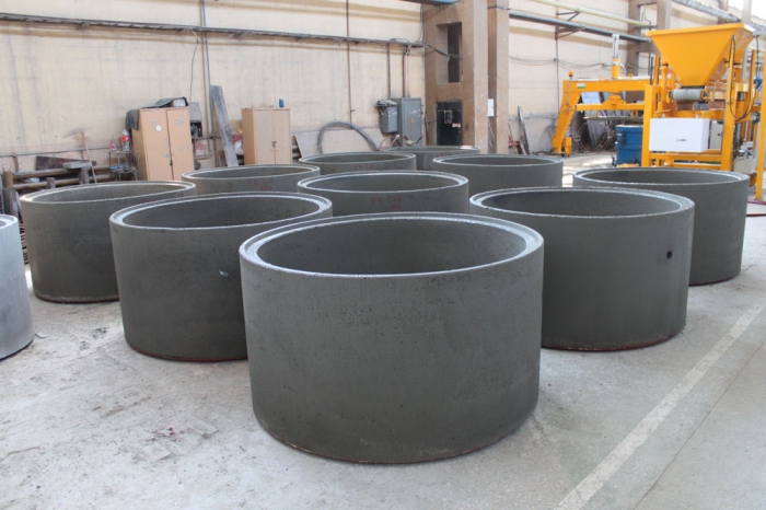 öntőformák betongyűrűk gyártásához