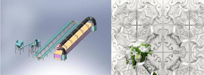 3D zařízení pro výrobu dlaždic