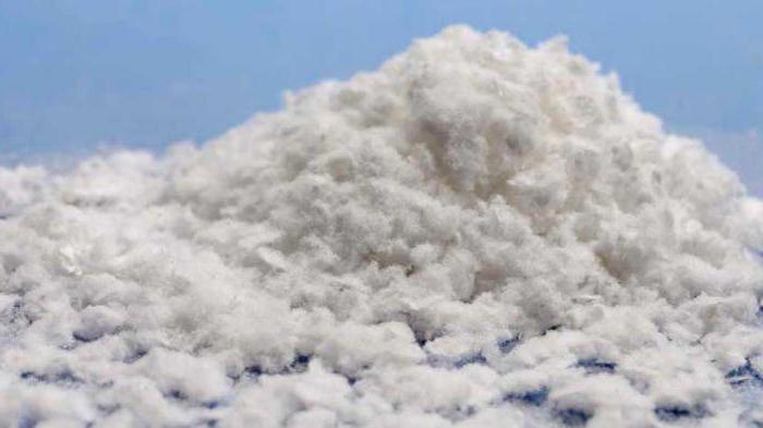 artificial snow from soda