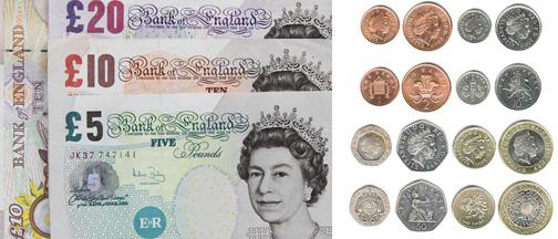wat is de munteenheid in Engeland