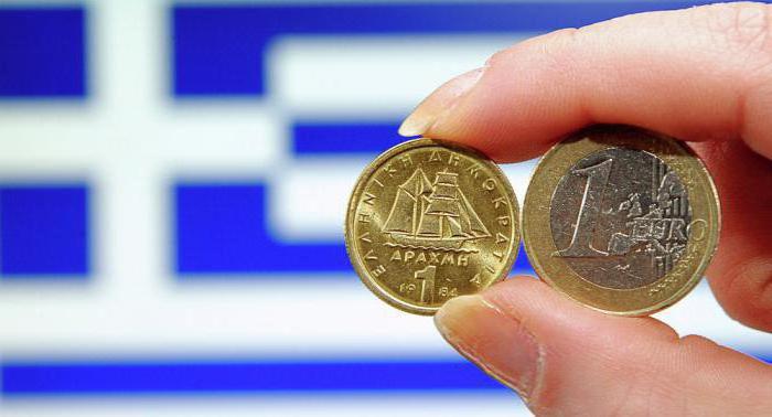 monnaie grecque en euro