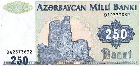 milyen pénznem van azerbajdzsánban