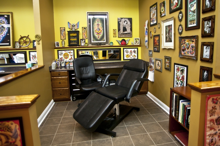 fauteuil voor tattoo salon