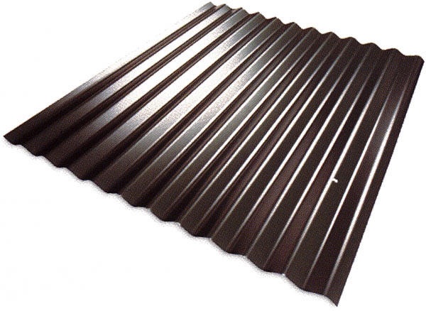 production of metal tiles and corrugated board