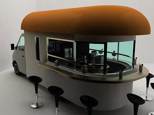 mini cafe on wheels