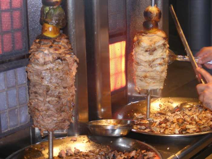 výroba shawarmy