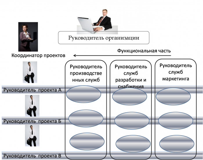 структура на организацията на управление