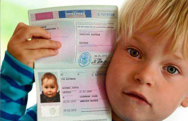 welke documenten zijn nodig voor een paspoort voor een kind