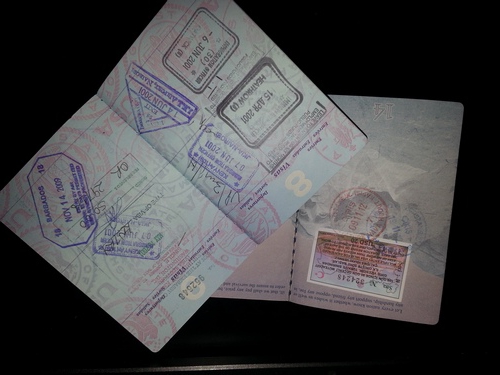 diplomatic passport of a foreign citizen