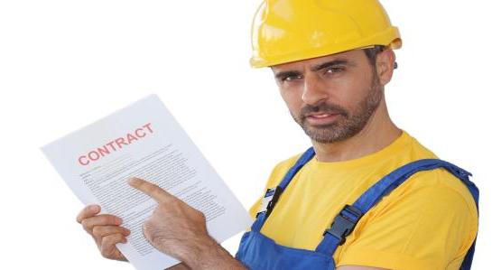 execution of a construction contract