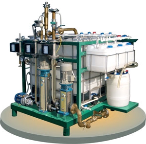 apparatuur voor de productie van bitumen