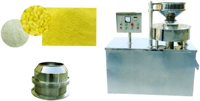 equipment for grass granules