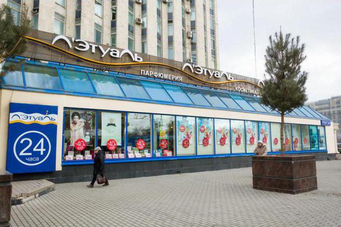 Letual winkels in metro-adressen in Moskou