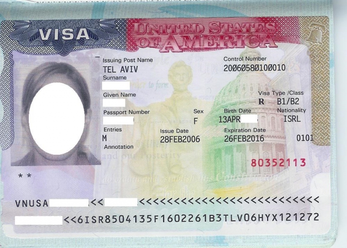 عينة التأشيرة