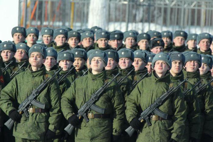 combien servir dans l'armée de la Russie