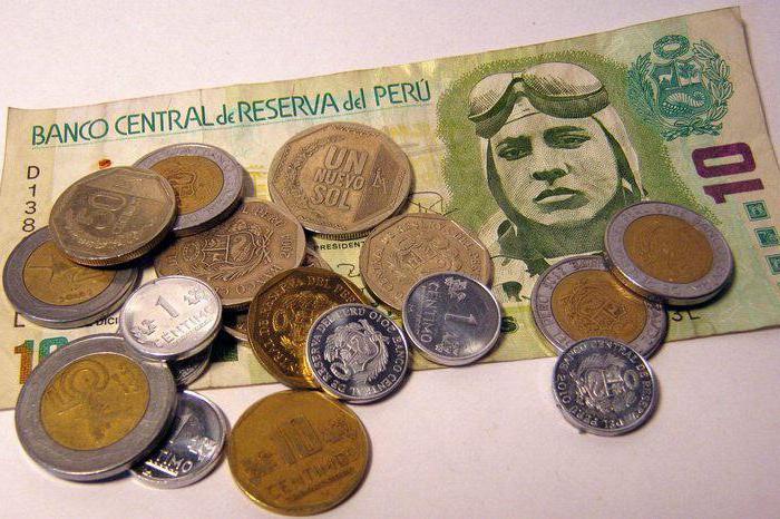 voormalige valuta van Peru