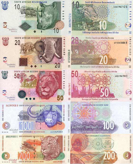 welke valuta is in Zuid-Afrika