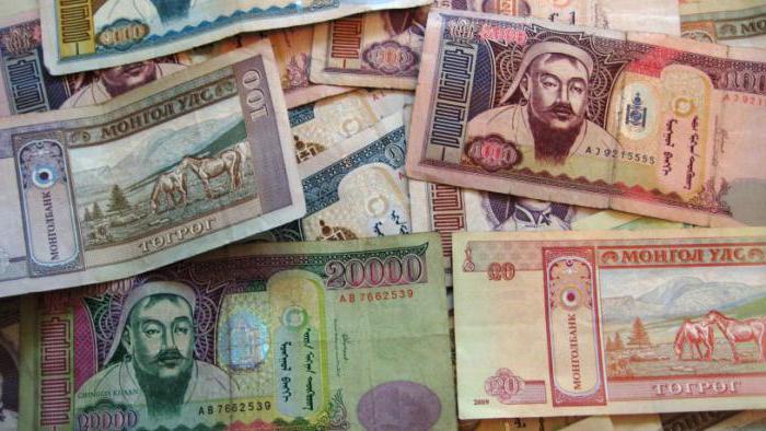 officiell valuta för Mongoliet