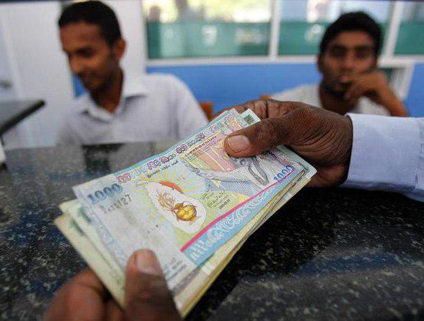 Sri Lanka taux de change